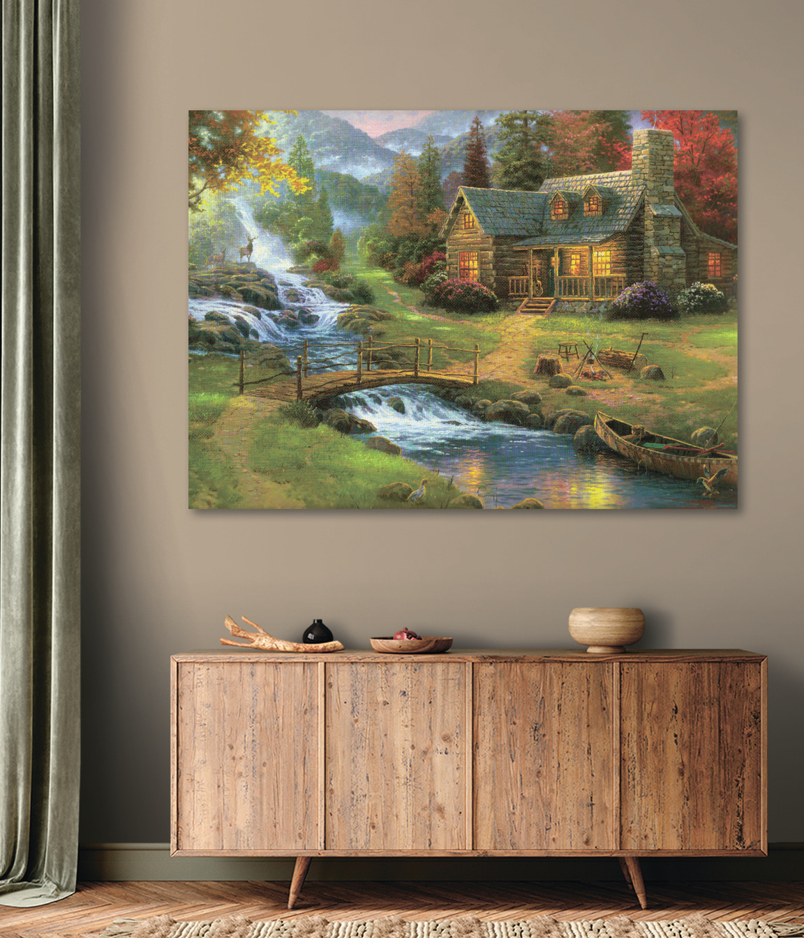 Casinha junto à cascata — interior 2