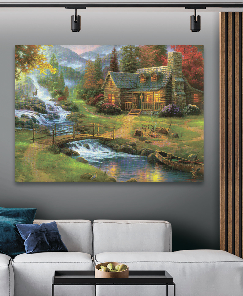 Casinha junto à cascata — interior 3