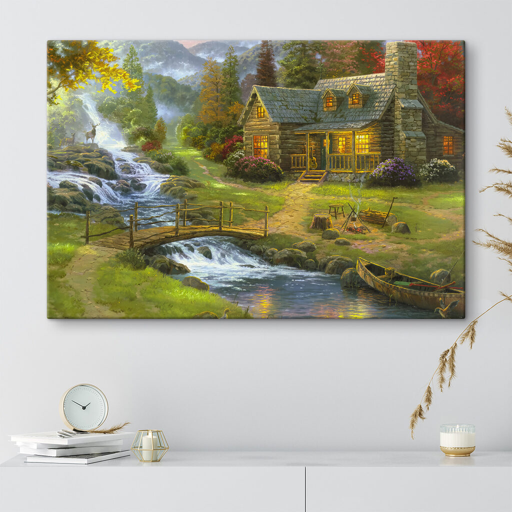 Casinha junto à cascata — interior 4