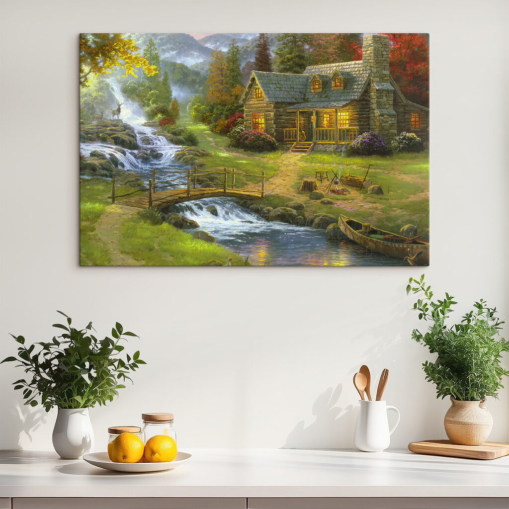Casinha junto à cascata — interior 5