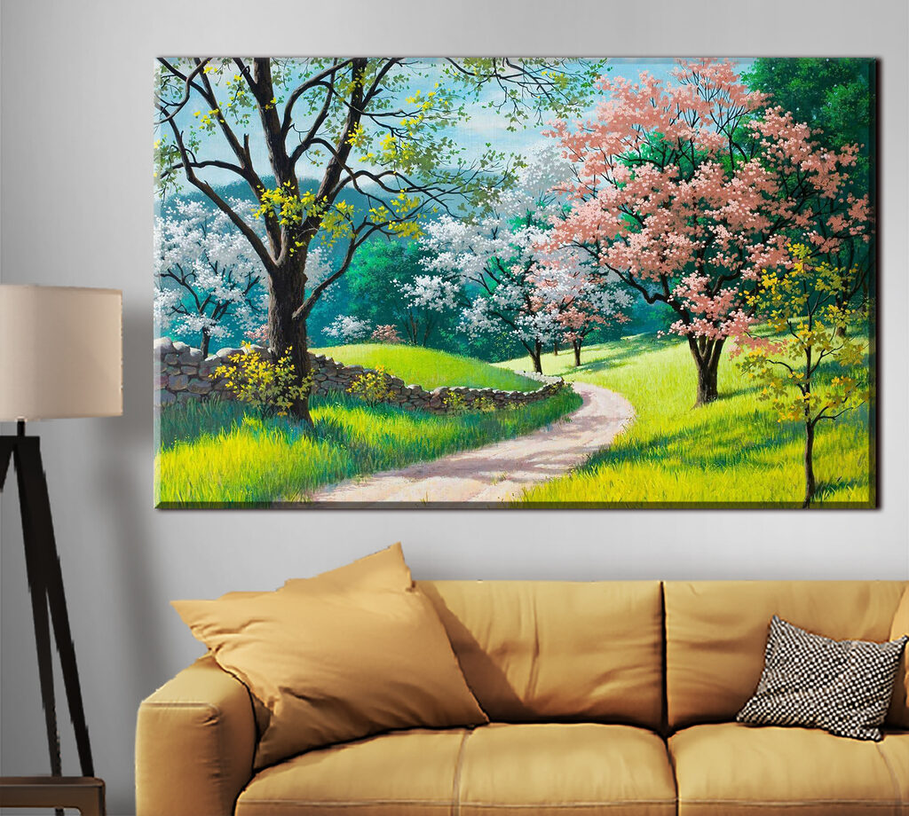 Caminho em flor — interior 1