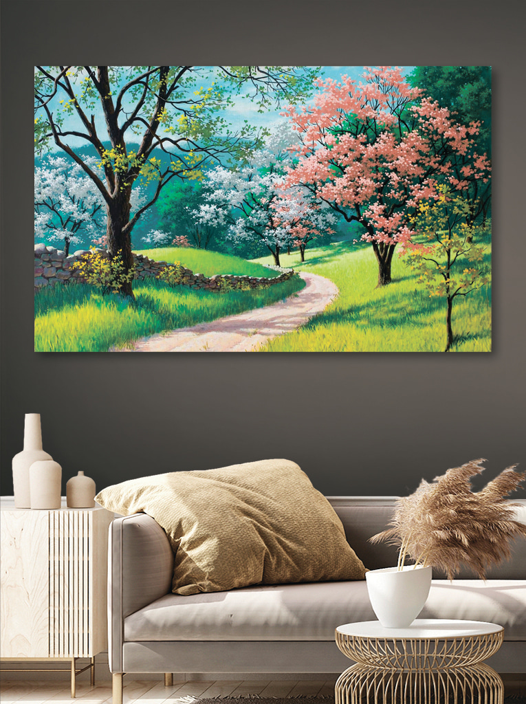 Caminho em flor — interior 3