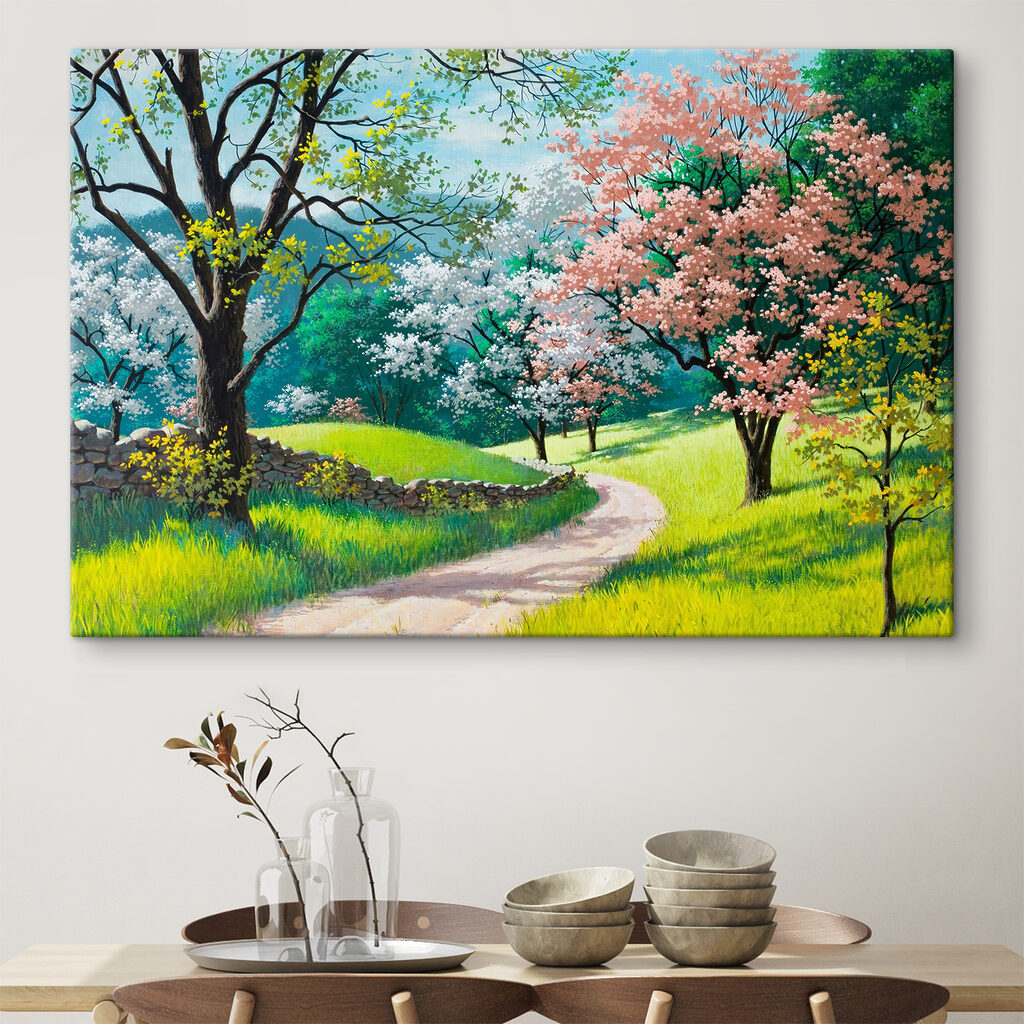 Caminho em flor — interior 5