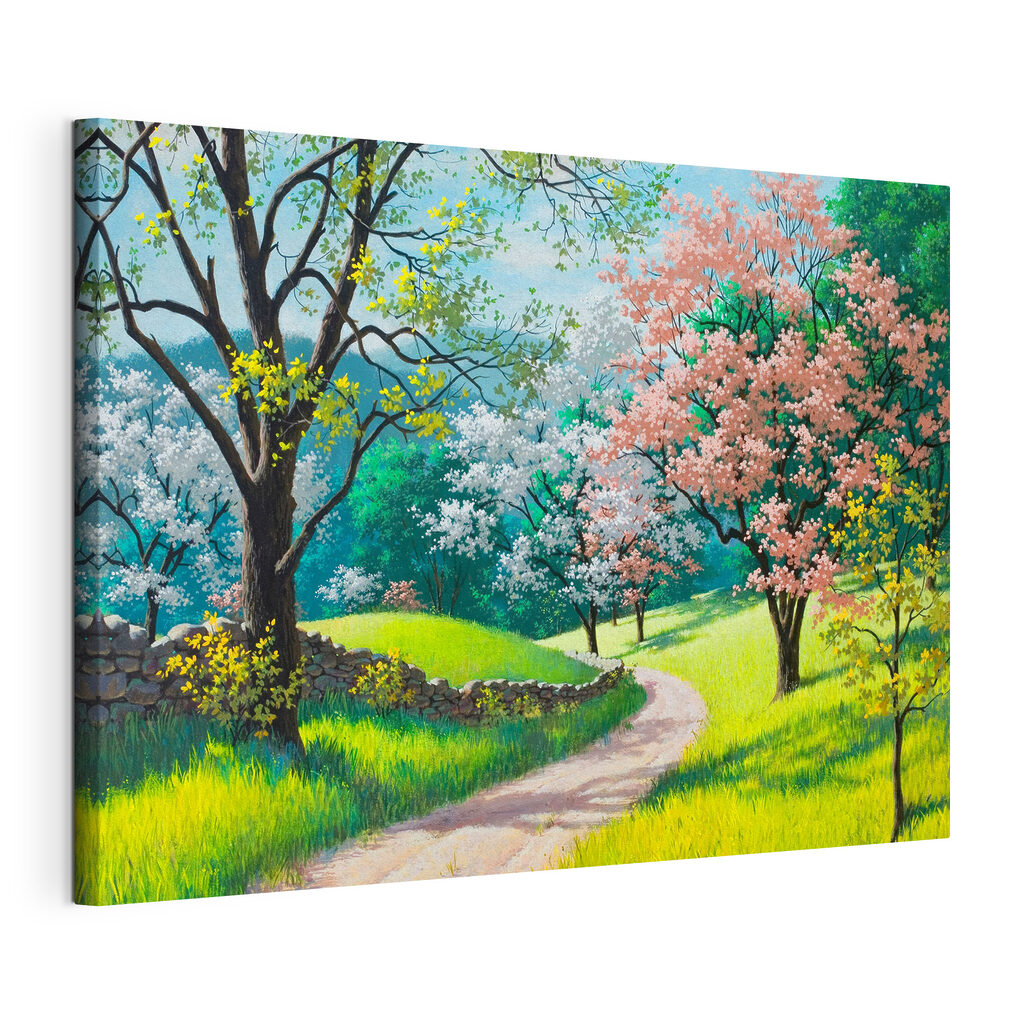 Caminho em flor — vista do produto