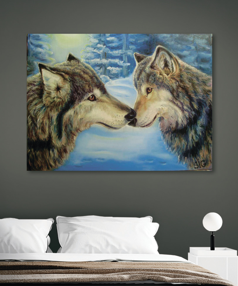 Lobos quase a tocar-se — interior 3