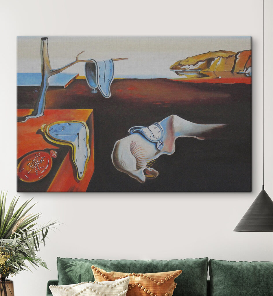 Relógios moles na paisagem — interior 8