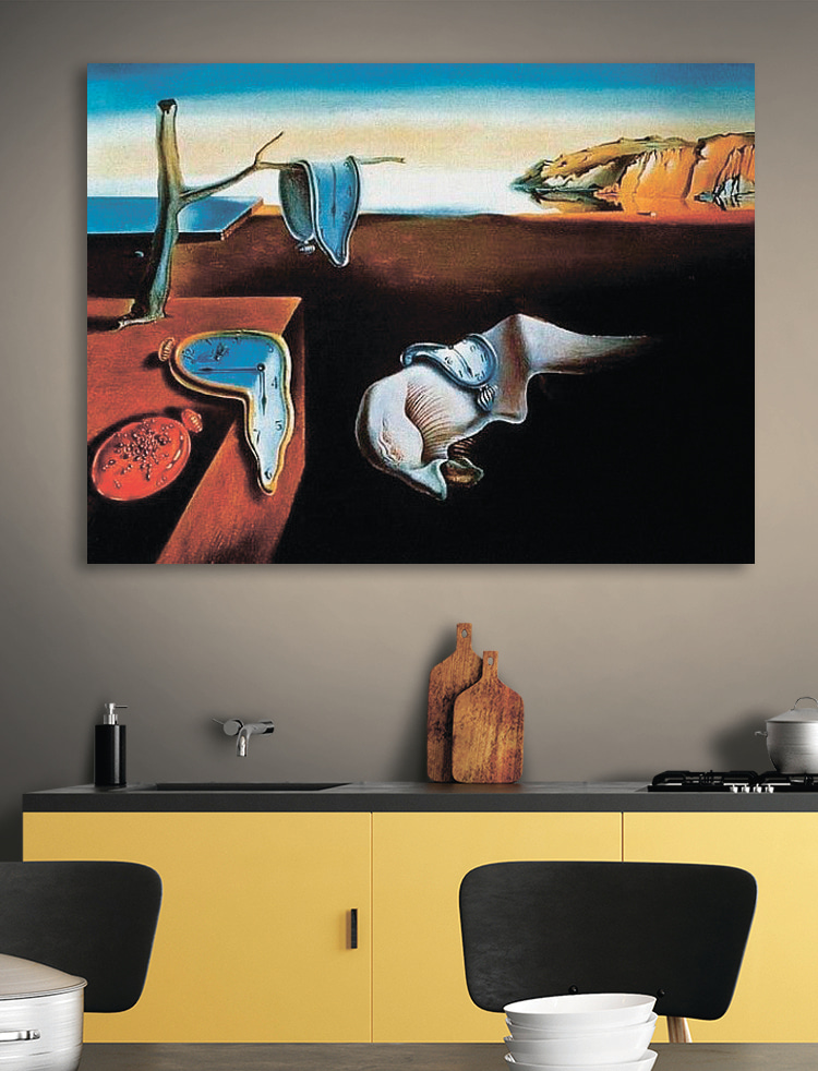 Relógios moles na paisagem — interior 6