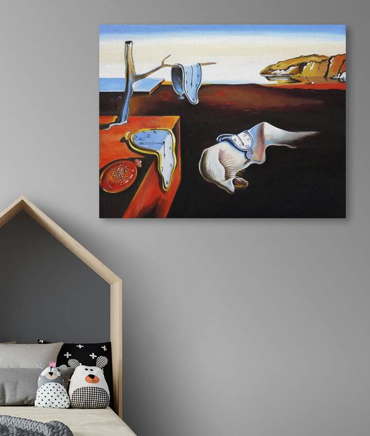 Relógios moles na paisagem — interior 2