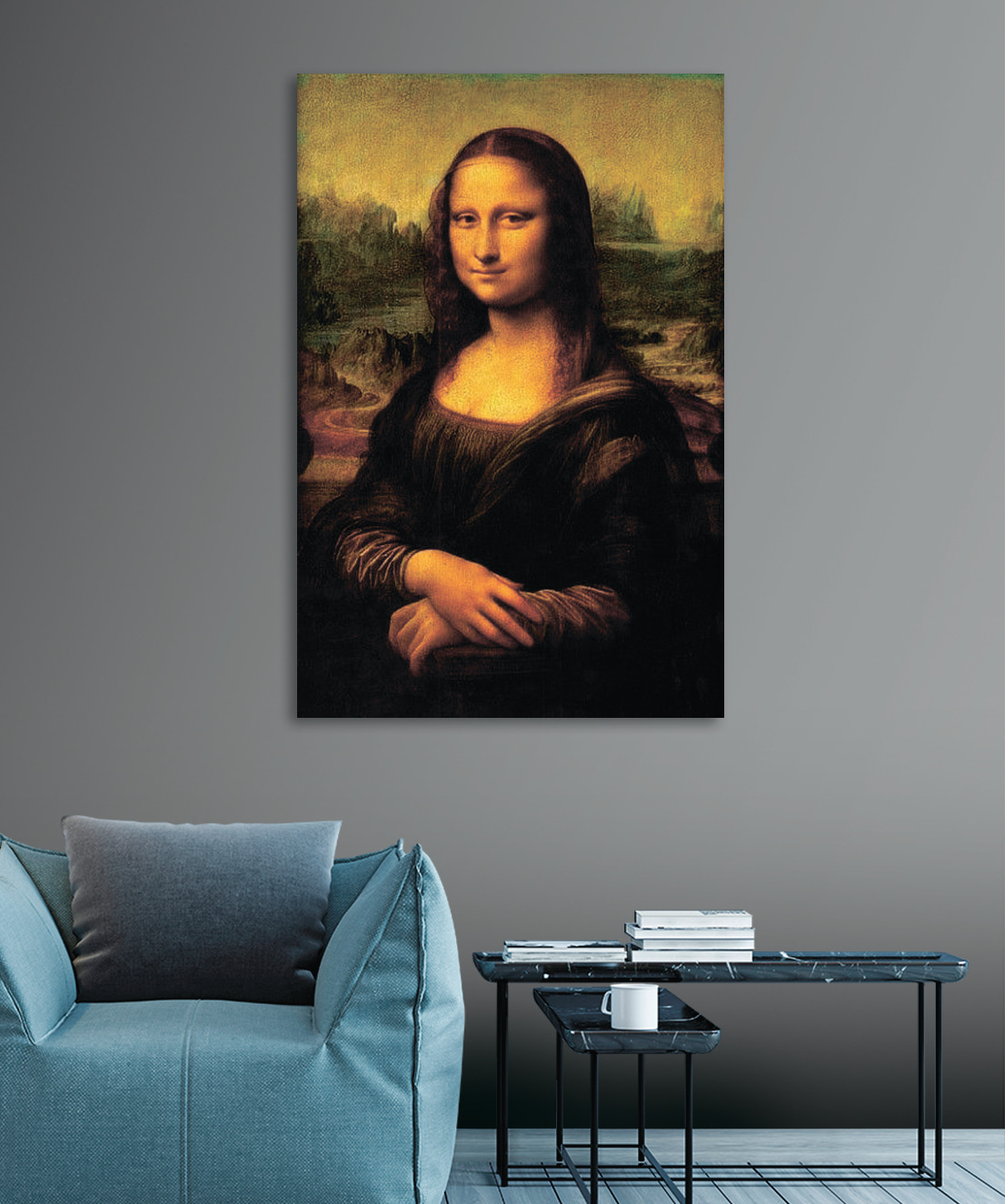 Mona Lisa num interior