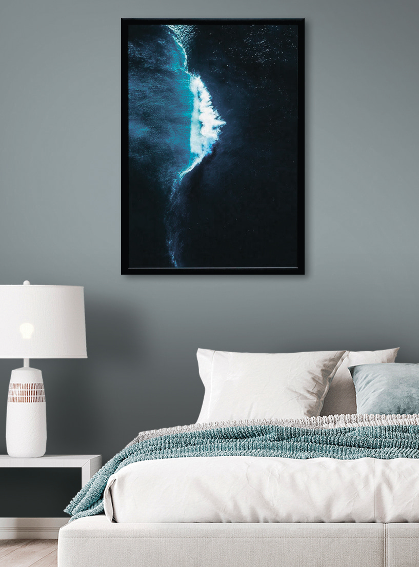 Onda em azul-noite — interior 2