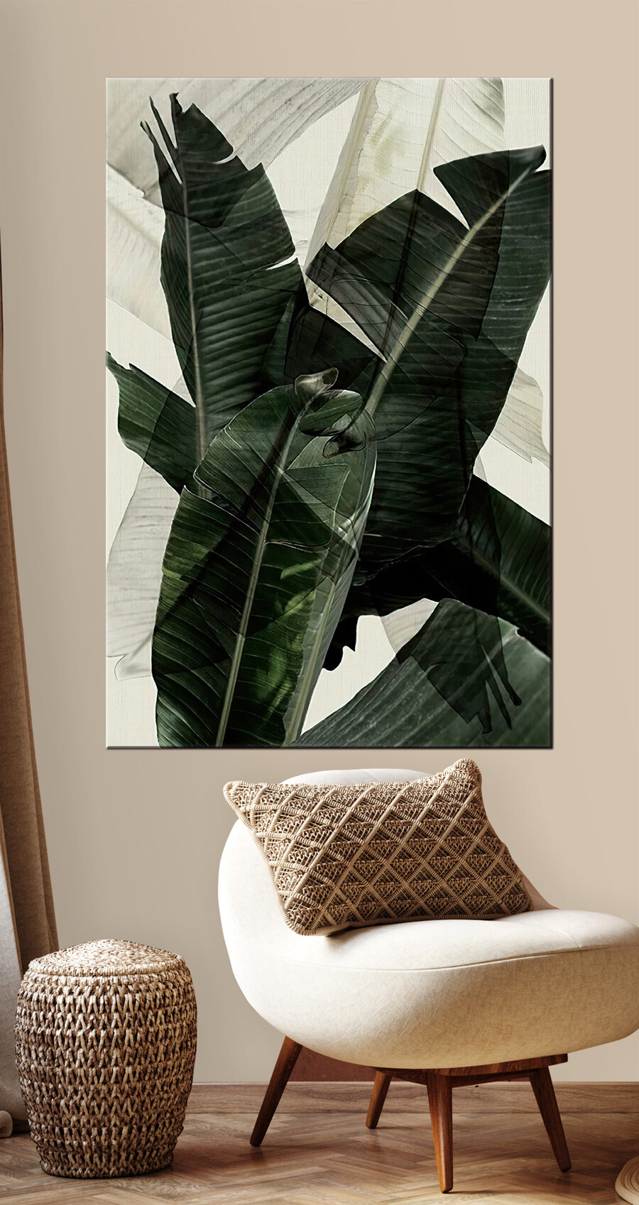 Entre folhas tropicais — interior 1