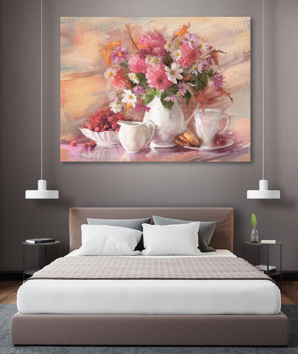 Flores com fruta — interior 2
