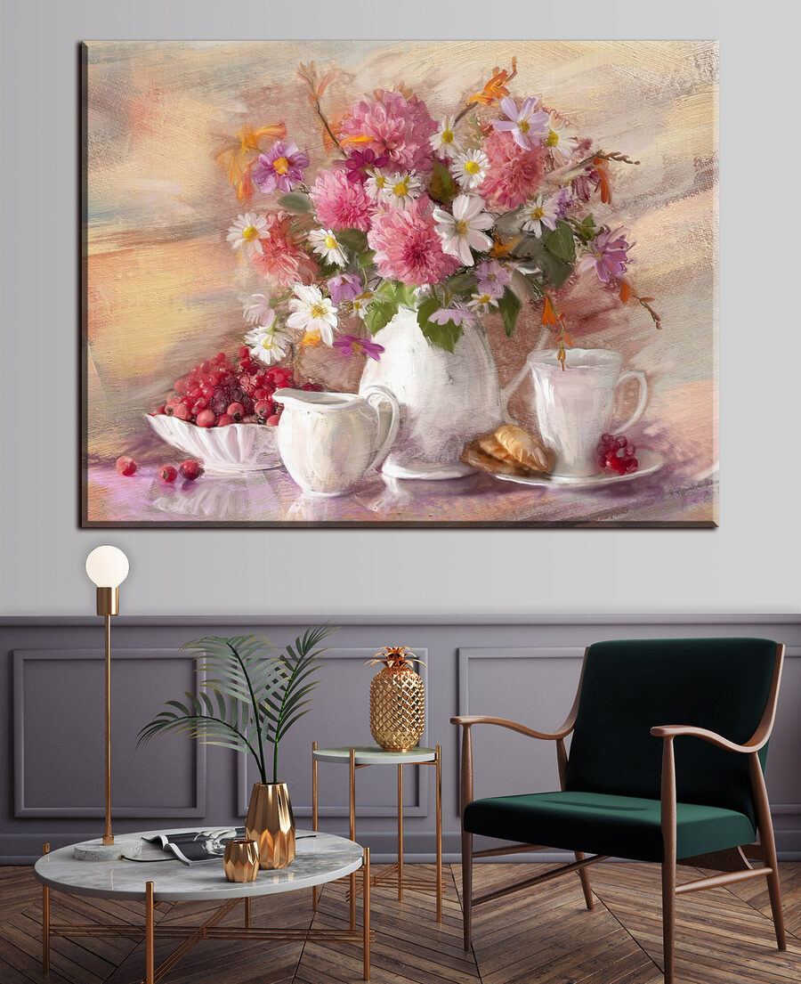 Flores com fruta — interior 1