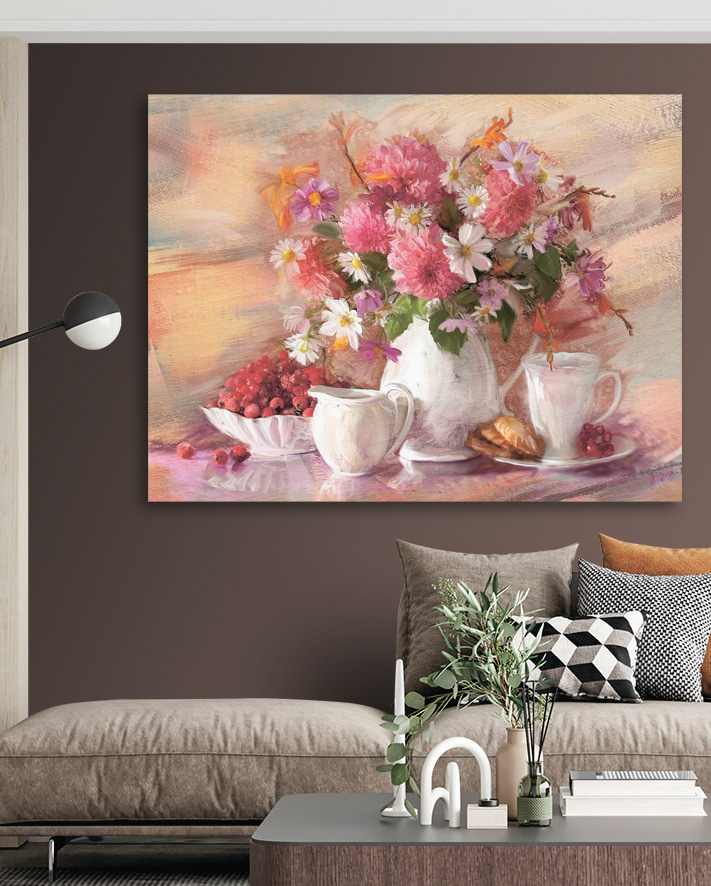 Flores com fruta — interior 3