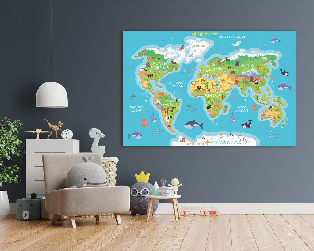 Viagem colorida pelo mundo — interior 3