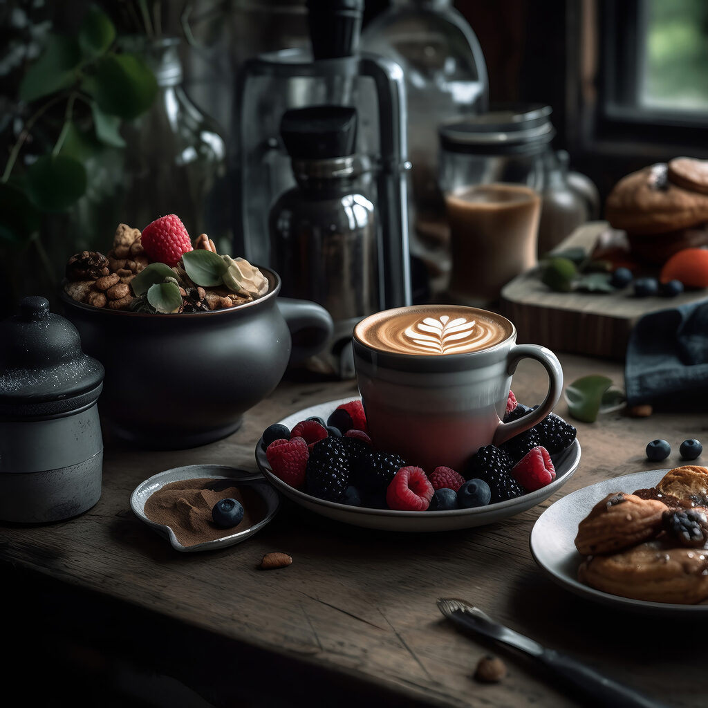 Café com algo doce — design completo