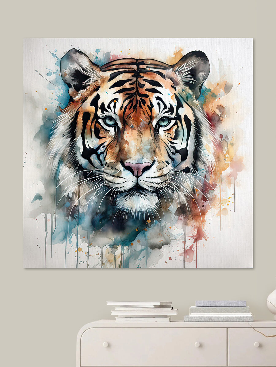 Tigre em salpicos frios — interior 5