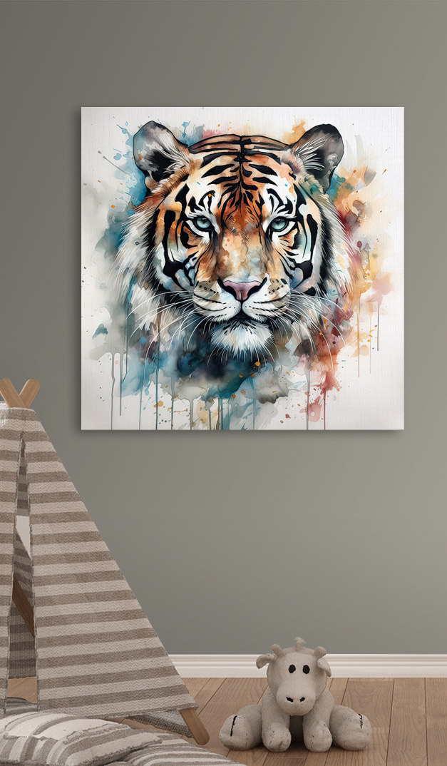 Tigre em salpicos frios — interior 6
