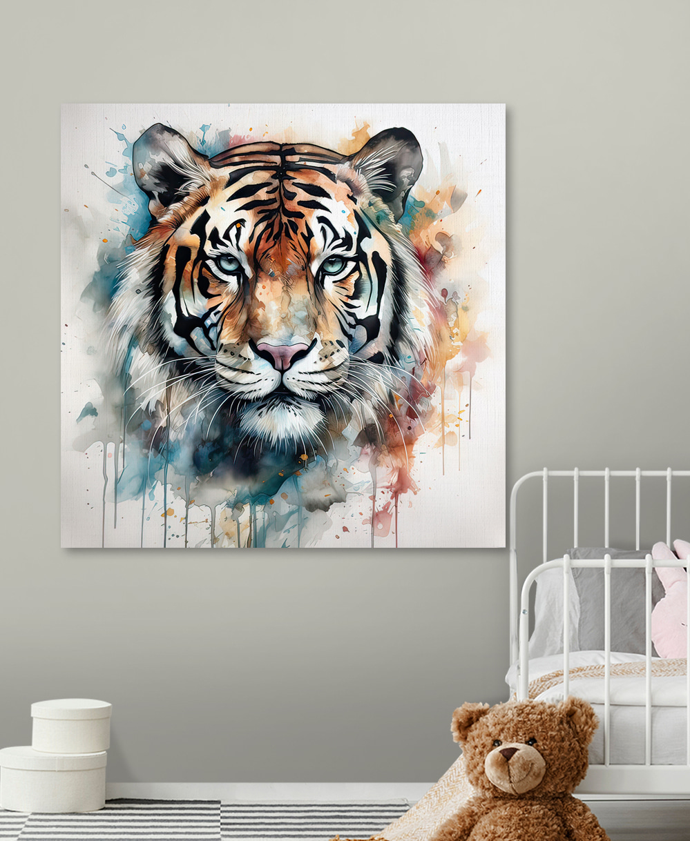 Tigre em salpicos frios — interior 7