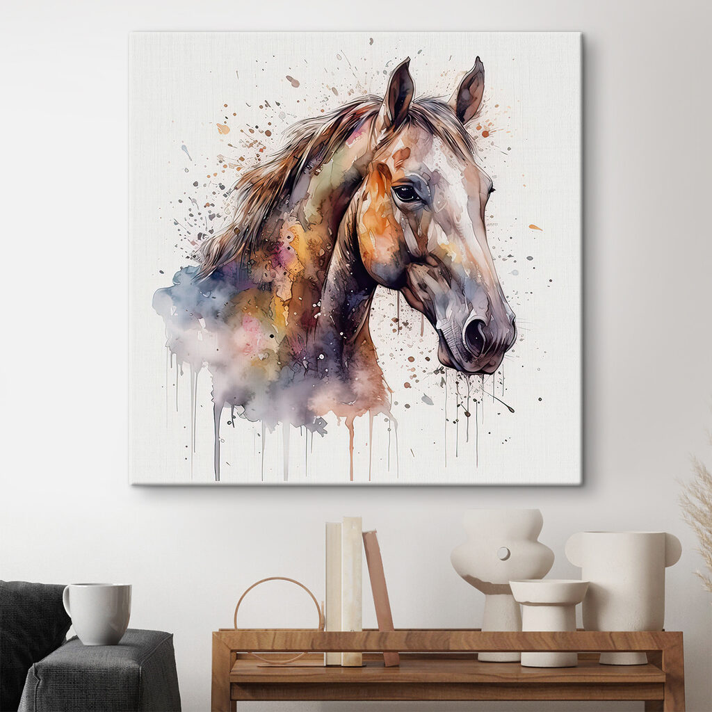 Cavalo em tons outonais — interior 9