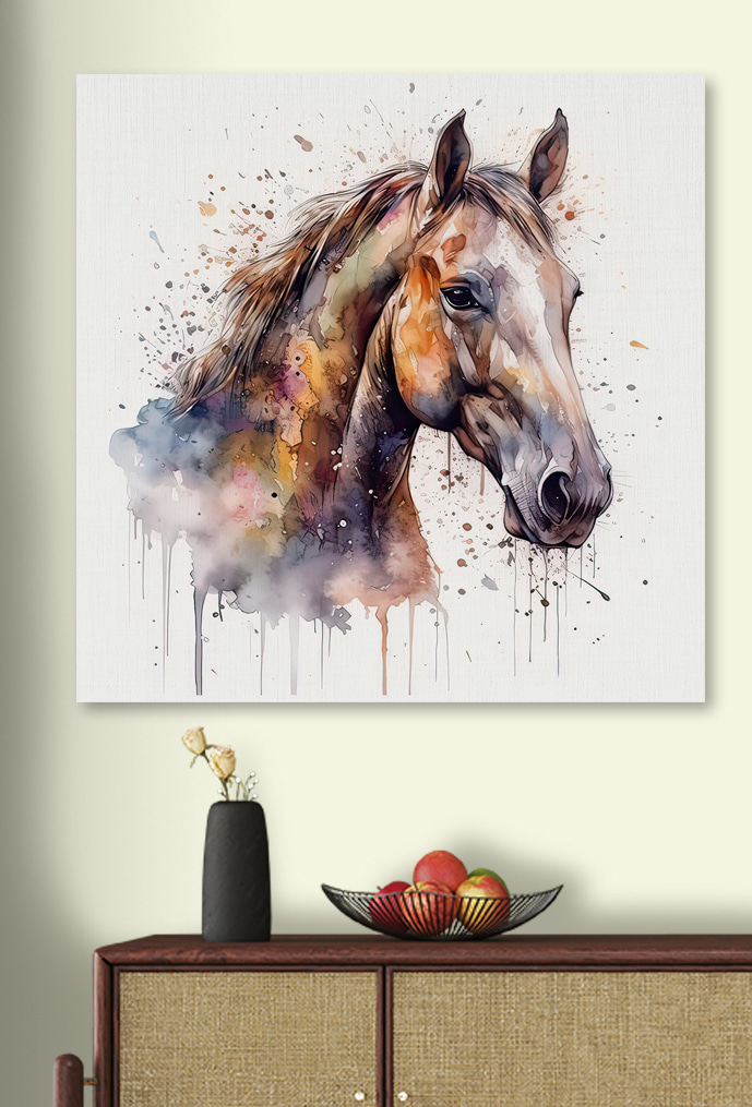 Cavalo em tons outonais — interior 2