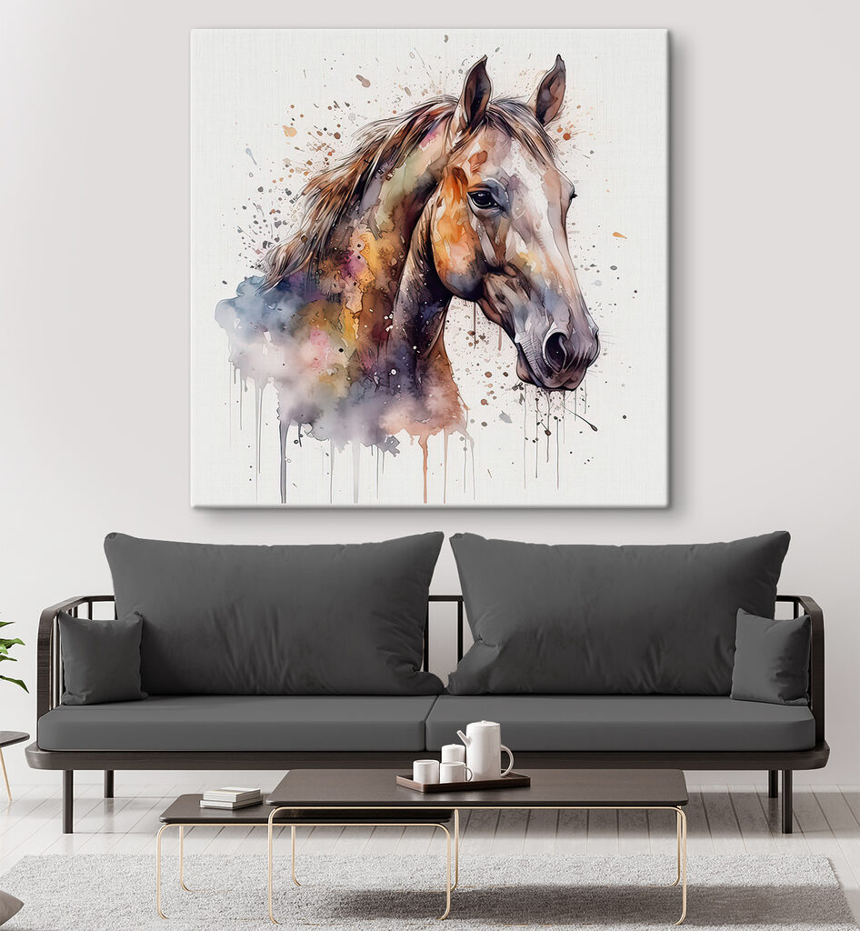 Cavalo em tons outonais — interior 10