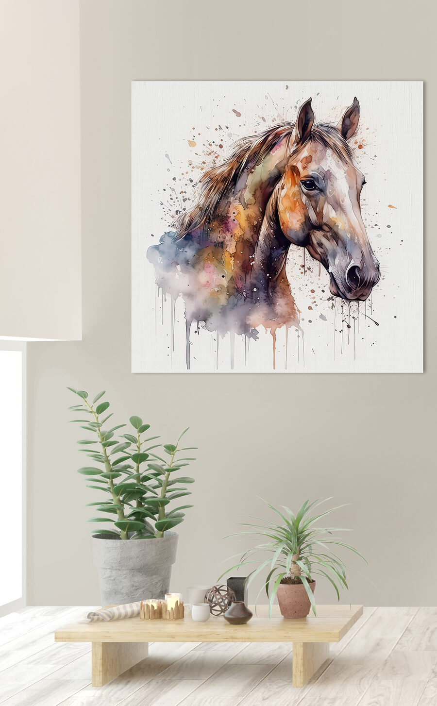 Cavalo em tons outonais — interior 4