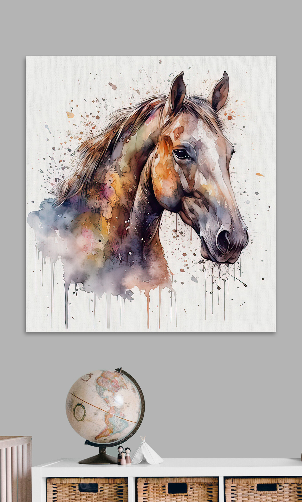 Cavalo em tons outonais — interior 5