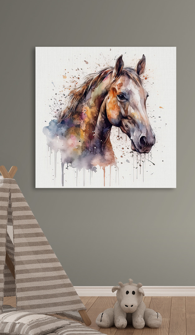 Cavalo em tons outonais — interior 6