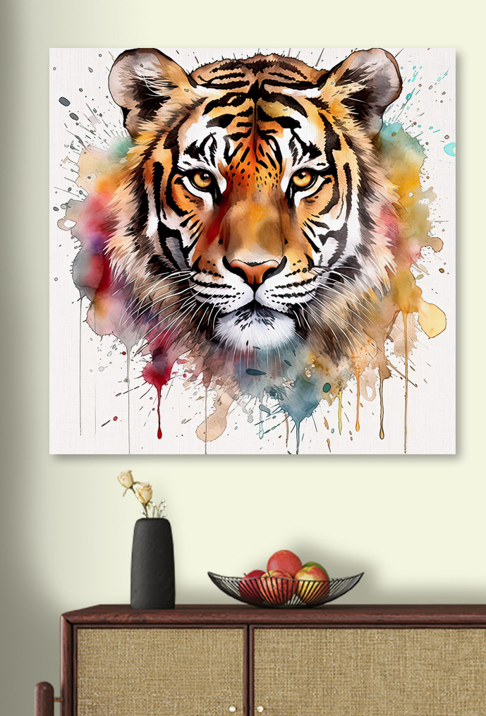 Tigre de olhar quente — interior 2