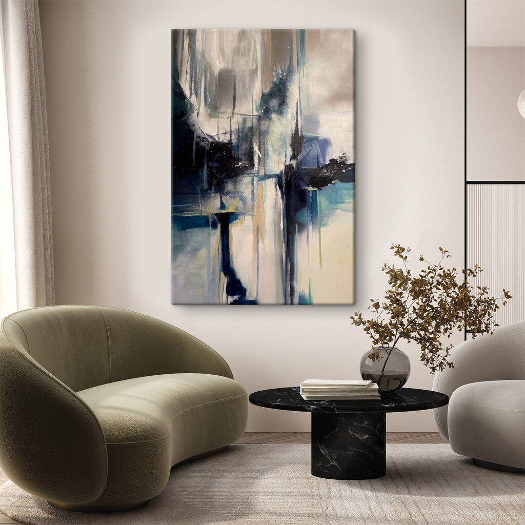 Reflexos escuros em tinta — interior 10