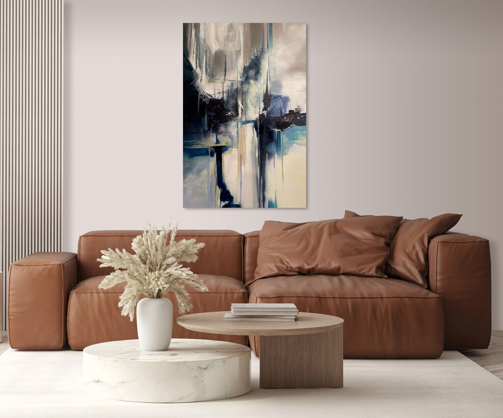 Reflexos escuros em tinta — interior 5