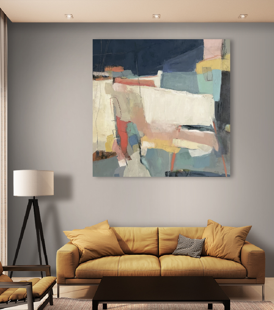Blocos soltos, cores suaves — interior 3