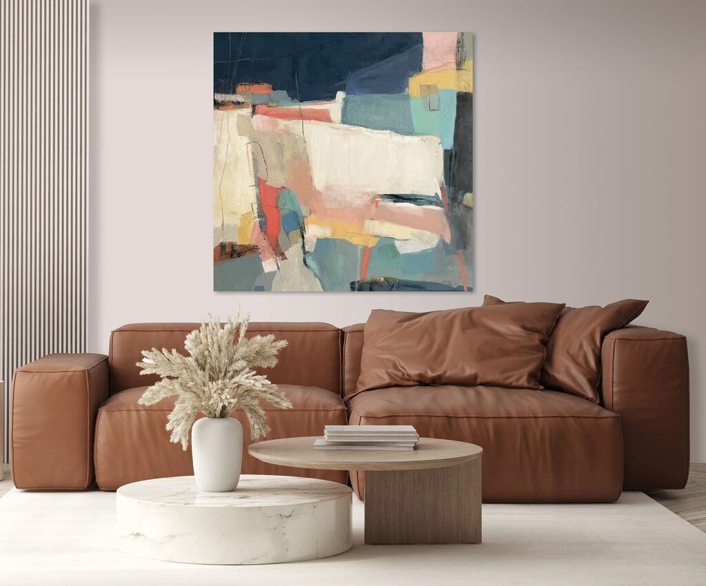Blocos soltos, cores suaves — interior 4