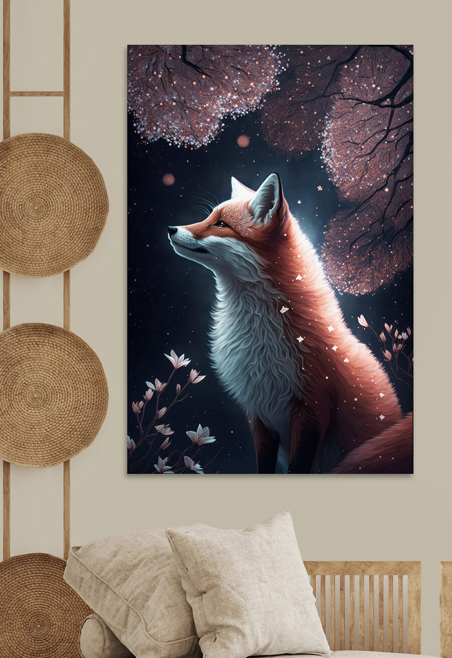 Raposa sob estrelas — interior 1