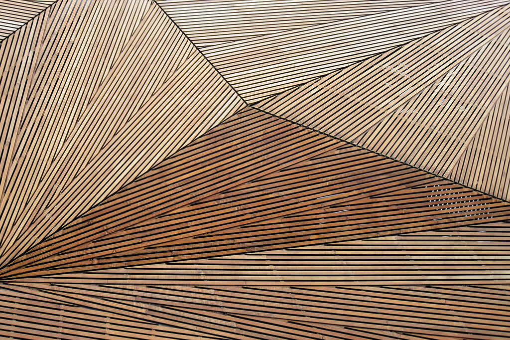 Paisagem de planos lineares — design completo