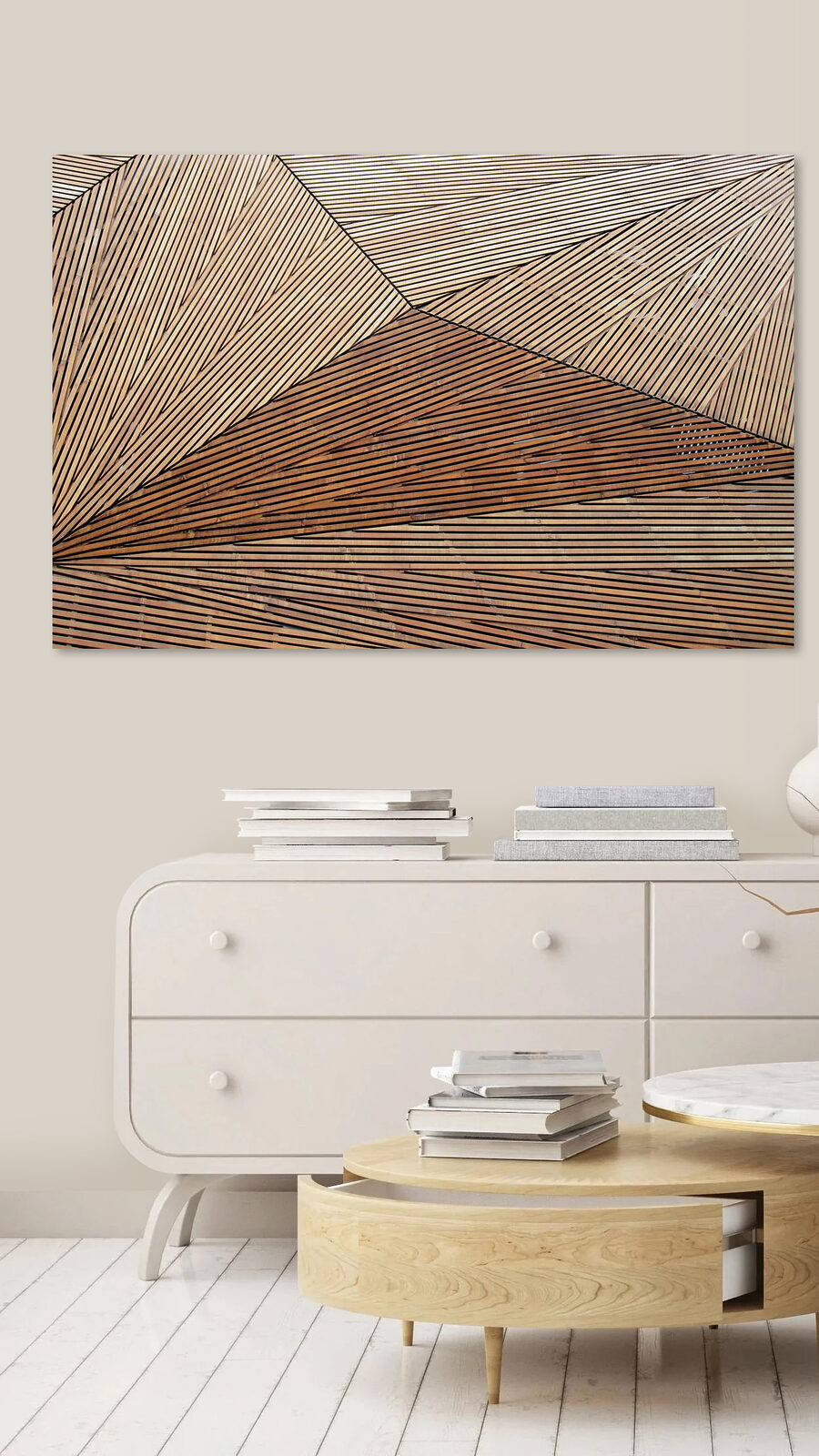 Paisagem de planos lineares — interior 2