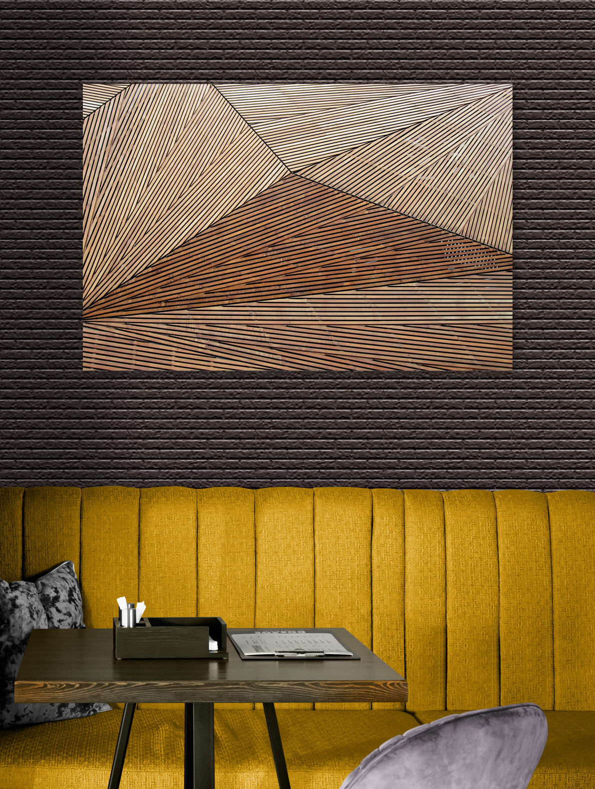 Paisagem de planos lineares — interior 3