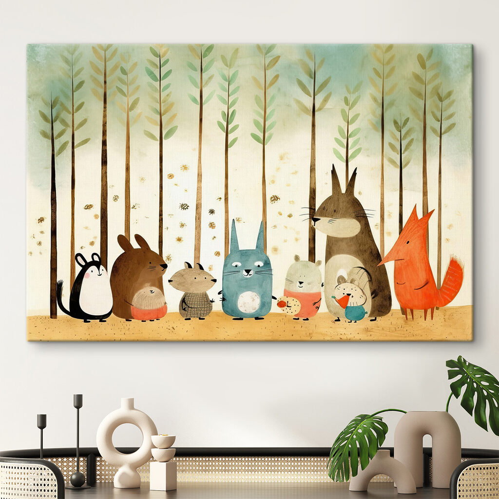 Animais lado a lado — interior 4