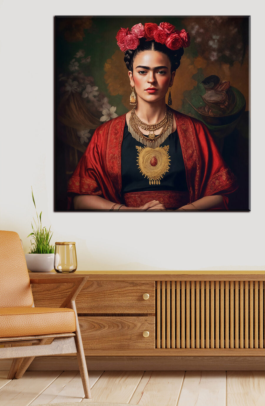 Coroa de rosas — interior 1