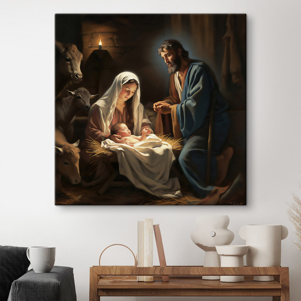 Menino na manjedoura — interior 4
