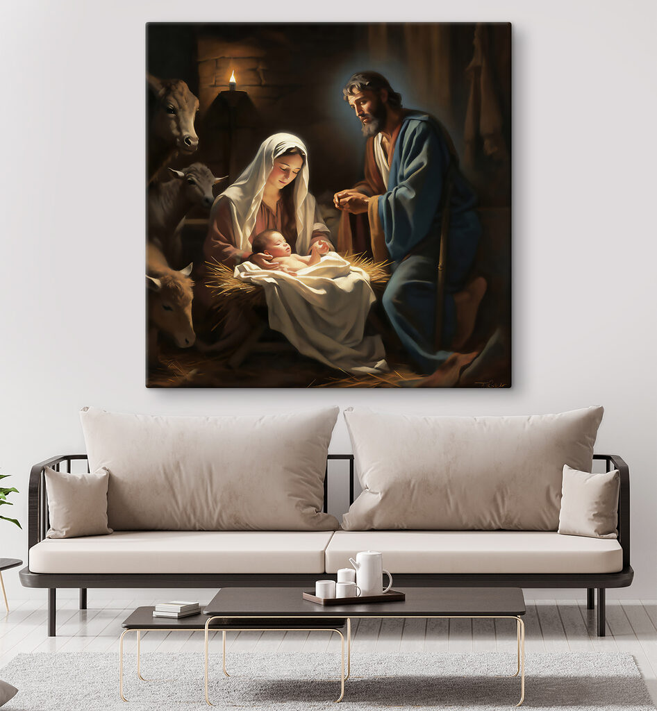 Menino na manjedoura — interior 5