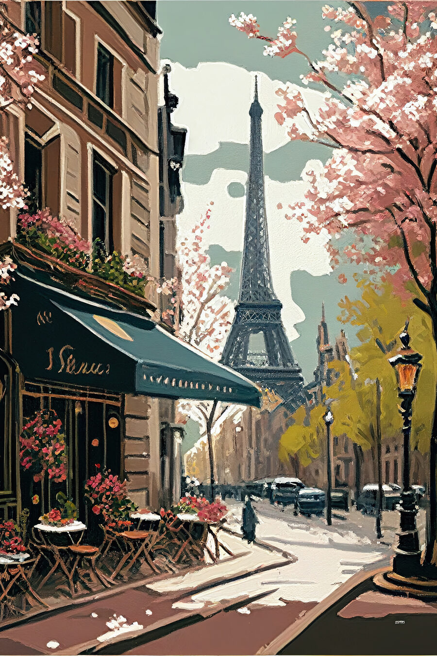 Paris em flor — design completo