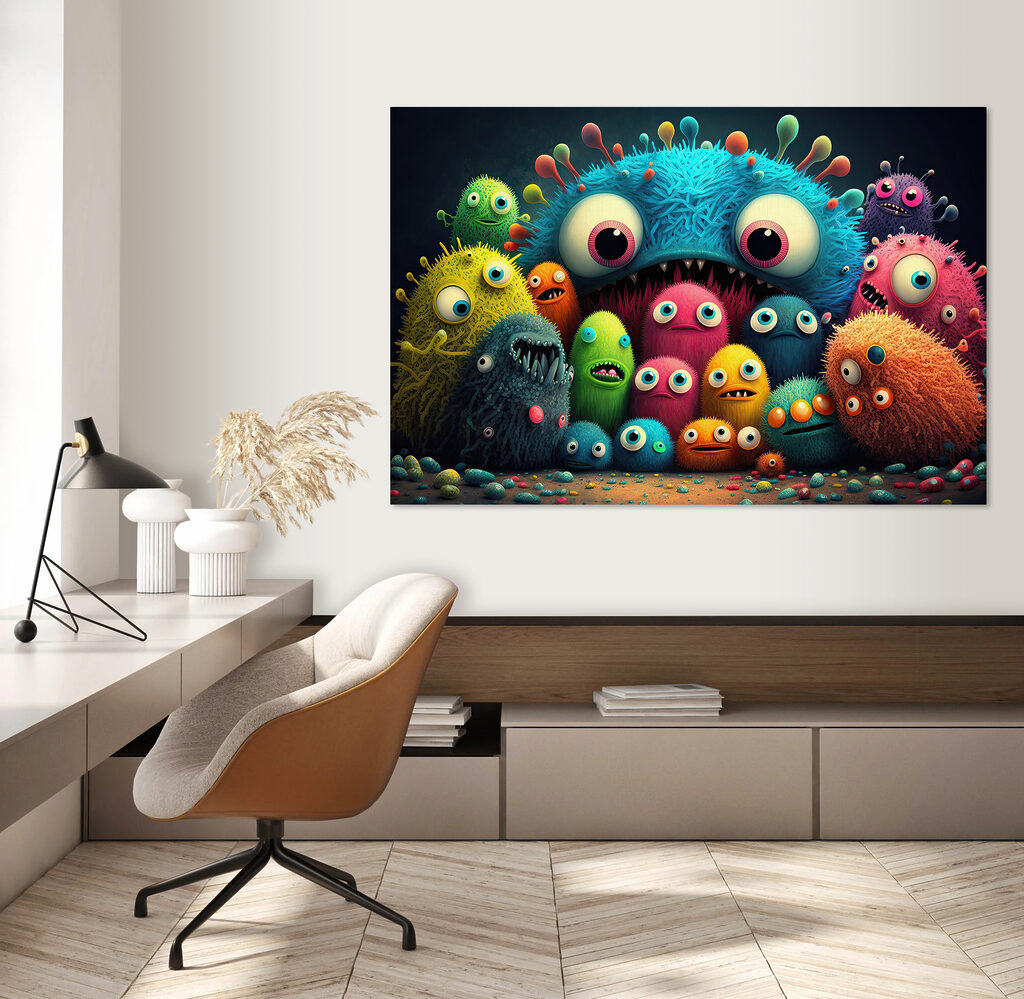 Monstros alegres — interior 2