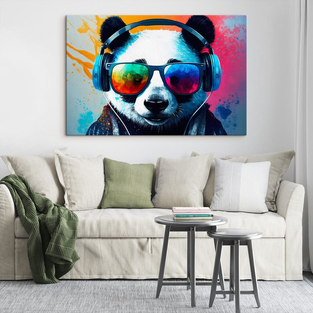 Panda com ritmo próprio — interior 4