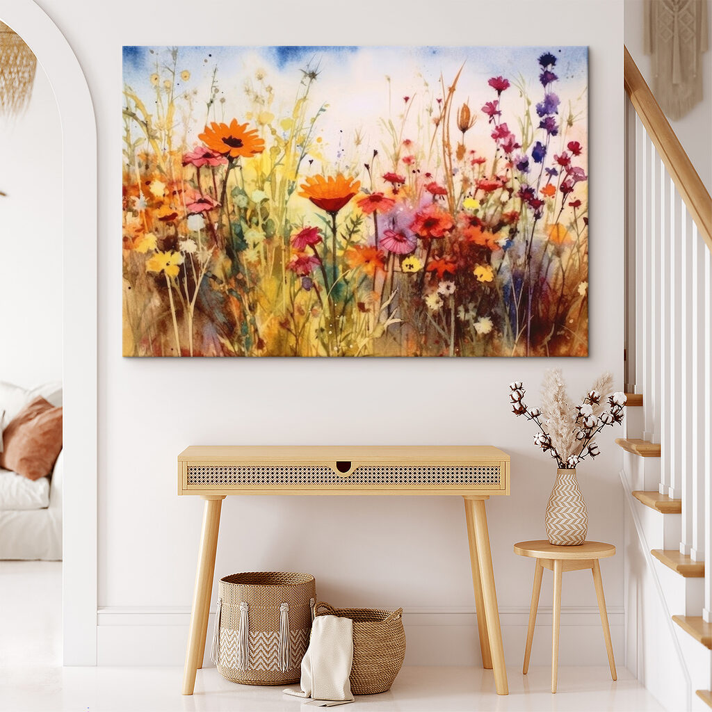 Campo de flores vivas — interior 3