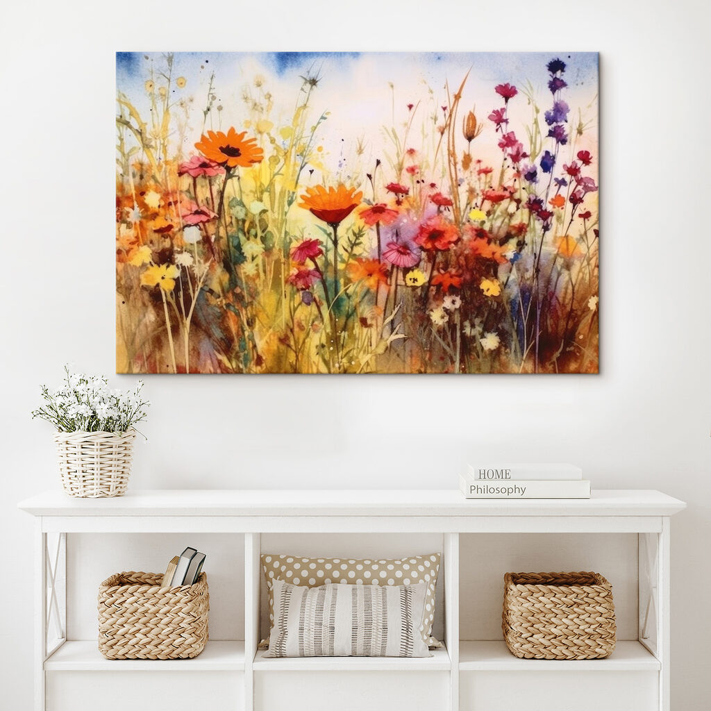 Campo de flores vivas — interior 4
