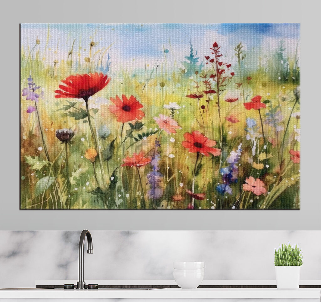 Campo em flor — interior 1