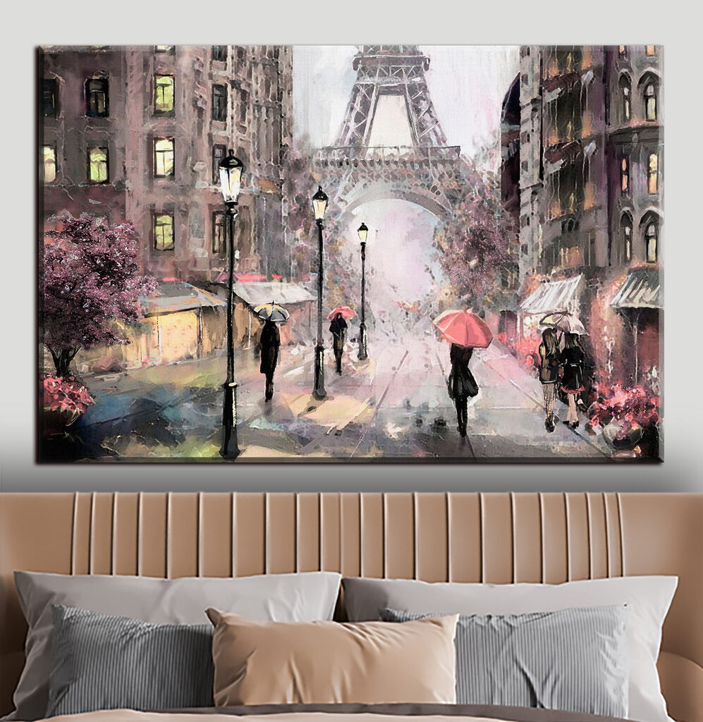 Guarda-chuvas junto à Eiffel — interior 1