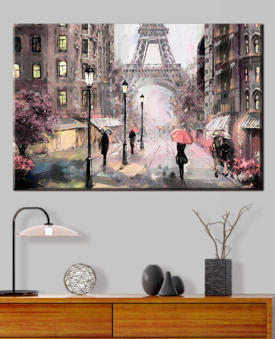 Guarda-chuvas junto à Eiffel — interior 2